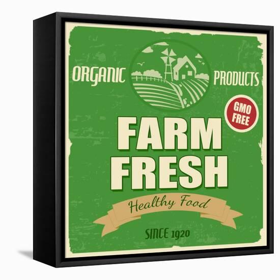 Farm Fresh Poster-radubalint-Framed Stretched Canvas