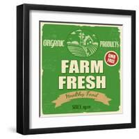 Farm Fresh Poster-radubalint-Framed Art Print