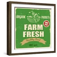 Farm Fresh Poster-radubalint-Framed Art Print