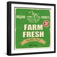 Farm Fresh Poster-radubalint-Framed Art Print
