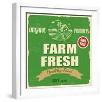 Farm Fresh Poster-radubalint-Framed Art Print