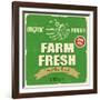 Farm Fresh Poster-radubalint-Framed Art Print