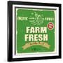 Farm Fresh Poster-radubalint-Framed Art Print