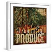 Farm Fresh Produce-null-Framed Giclee Print