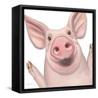 Farm Friends IV-Myles Sullivan-Framed Stretched Canvas