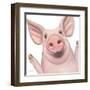 Farm Friends IV-Myles Sullivan-Framed Art Print