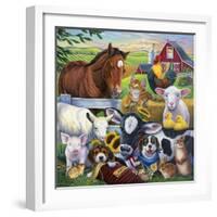 Farm Friends-Jenny Newland-Framed Giclee Print