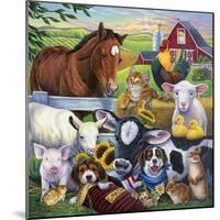 Farm Friends-Jenny Newland-Mounted Giclee Print