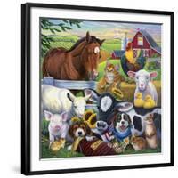 Farm Friends-Jenny Newland-Framed Giclee Print