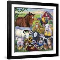 Farm Friends-Jenny Newland-Framed Giclee Print