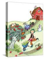 Farm Funnies - Humpty Dumpty-Marsha Winborn-Stretched Canvas
