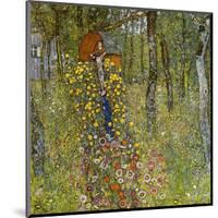 Farm Garden with Crucifix-Gustav Klimt-Mounted Giclee Print