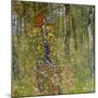 Farm Garden with Crucifix-Gustav Klimt-Mounted Giclee Print