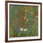 Farm Garden with Sunflowers, 1905-06-Gustav Klimt-Framed Giclee Print