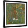 Farm Garden with Sunflowers, 1905-06-Gustav Klimt-Framed Giclee Print