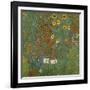 Farm Garden with Sunflowers, 1905-06-Gustav Klimt-Framed Giclee Print