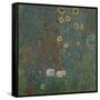 Farm Garden with Sunflowers, 1905/06-Gustav Klimt-Framed Stretched Canvas