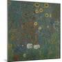 Farm Garden with Sunflowers, 1905/06-Gustav Klimt-Mounted Giclee Print