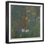 Farm Garden with Sunflowers, 1905/06-Gustav Klimt-Framed Giclee Print