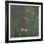 Farm Garden with Sunflowers, 1905/06-Gustav Klimt-Framed Giclee Print