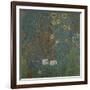 Farm Garden with Sunflowers, 1905/06-Gustav Klimt-Framed Giclee Print