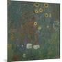 Farm Garden with Sunflowers, 1905/06-Gustav Klimt-Mounted Giclee Print