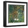 Farm Garden with Sunflowers, 1906-Gustav Klimt-Framed Art Print