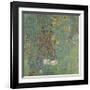 Farm Garden with Sunflowers, 1907-Gustav Klimt-Framed Premium Giclee Print