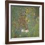 Farm Garden with Sunflowers, around 1905/1906-Gustav Klimt-Framed Giclee Print