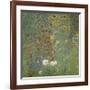 Farm Garden with Sunflowers, around 1905/1906-Gustav Klimt-Framed Giclee Print