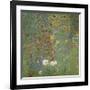 Farm Garden with Sunflowers, around 1905/1906-Gustav Klimt-Framed Giclee Print