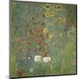 Farm Garden with Sunflowers, around 1905/1906-Gustav Klimt-Mounted Giclee Print