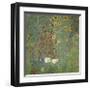 Farm Garden with Sunflowers, around 1905/1906-Gustav Klimt-Framed Giclee Print