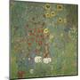 Farm Garden with Sunflowers, around 1905/1906-Gustav Klimt-Mounted Giclee Print