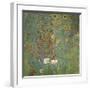 Farm Garden with Sunflowers, around 1905/1906-Gustav Klimt-Framed Giclee Print