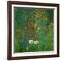 Farm Garden with Sunflowers, c.1912-Gustav Klimt-Framed Art Print