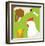 Farm Group: Hen and Dog-Yuko Lau-Framed Art Print