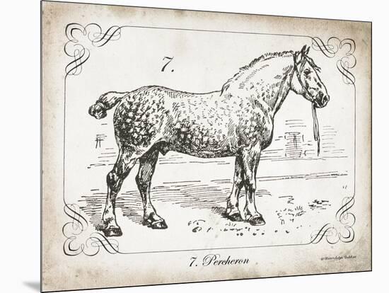 Farm Horse I-Gwendolyn Babbitt-Mounted Art Print