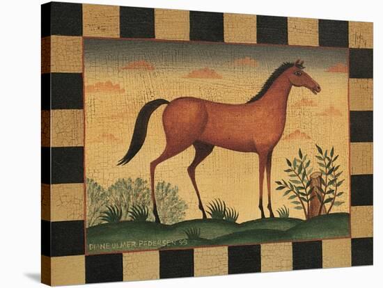 Farm Horse-Diane Pedersen-Stretched Canvas