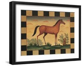 Farm Horse-Diane Pedersen-Framed Art Print