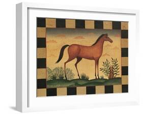 Farm Horse-Diane Pedersen-Framed Art Print