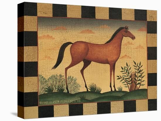 Farm Horse-Diane Pedersen-Stretched Canvas