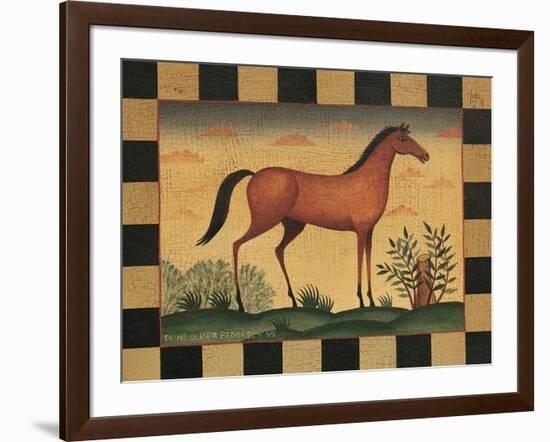 Farm Horse-Diane Pedersen-Framed Art Print