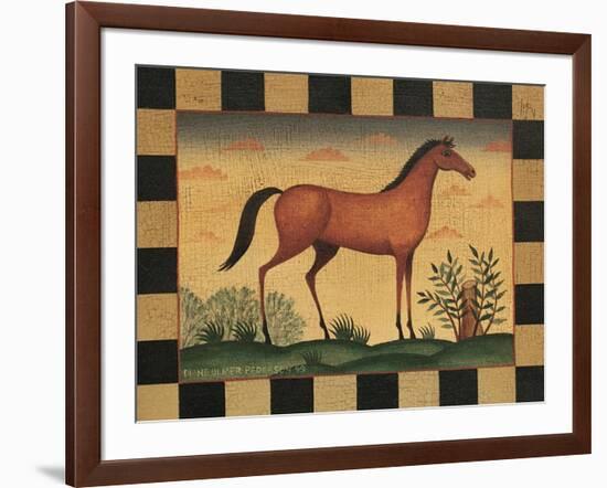 Farm Horse-Diane Pedersen-Framed Art Print