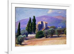 Farm House in Provence-William James Glackens-Framed Giclee Print