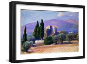 Farm House in Provence-William James Glackens-Framed Giclee Print