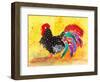 Farm House Rooster I-Beverly Dyer-Framed Art Print