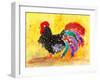 Farm House Rooster I-Beverly Dyer-Framed Art Print