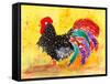 Farm House Rooster I-Beverly Dyer-Framed Stretched Canvas