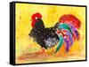 Farm House Rooster I-Beverly Dyer-Framed Stretched Canvas